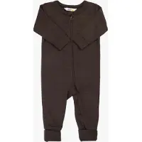 Joha Jumpsuit Merinovilla, Tummanruskea, 80