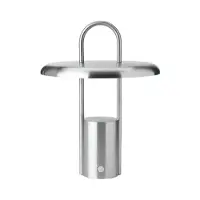 Stelton - Pier LED-lamppu, kannettava 25 cm teräs