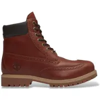 Timberland for man. TB0A2A8VEM61 Brown Premium Leather Boots (44 W), 1 to 3 cm, Laces, Casual
