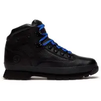 Timberland for man. TB0A2PUSEPV1 Euro Hiker black leather boots (49 W), Flat, Laces, Outdoor