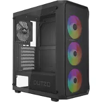 Dutzo C321 Mesh TG ARGB - Kotelot - Miditower - Musta