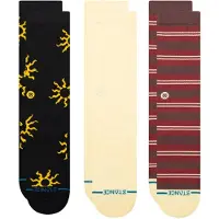 Stance Heatwave Crew 3 Pack Socks kuviotu, M