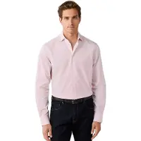 Hackett for man. HM3010878 Fine stripe classic fit shirt in pink (S), Casual, Cotton, Long sleeve