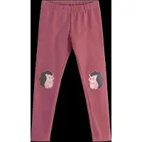 Lindex Leggings With Brushed Inside - Pink - 128