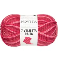 Novita 7 Veljestä Raita 100g lanka