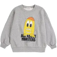 BOBO CHOSES Bigtooth Lemon Huppari Light Heather Grey Light Heather Grey 6-7 Y Harmaa 6-7 vuotta Pojat