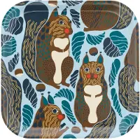 Marimekko - Kurre Tarjotin 20x20 cm sky blue