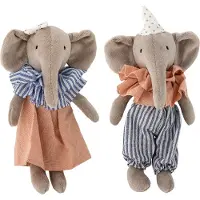 Bloomingville Mini Tiko Doll - Grey - ONE SIZE