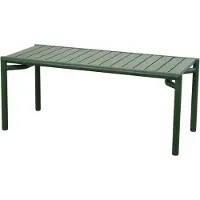 Cane-Line Bliss sohvapöytä/penkki Dark green aluminium