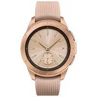 Samsung Galaxy Watch (42mm) älykello (Bluetooth) Android/iOS yhteensopiva -SM-R810 kansainvälinen versio -No (Rose Gold) (uusittu)