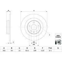 Bosch Jarrulevy (1kpl) 0 986 479 F31