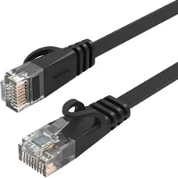 ORICO PUG-C7B CAT7 10Gbps RJ45 Ethernet Network Cable Internet LAN Flat 5m - Black