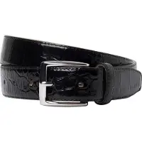 Hackett for man. HM413616 Nicole black belt (26), Casual, Leather