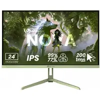 AROZZI Nova 24″, 60,5 cm (23.8"), 1920 x 1080 pikseliä, Full HD, LED, 1 ms, Vihreä (AZ-NO-24T1K200-FST)