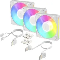 Arctic BioniX P14 A-RGB, Tuuletin, 14 cm, 400 RPM, 2500 RPM, 186 m³/h, Valkoinen (ACFAN00342A)
