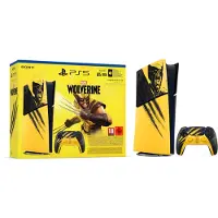 PS PlayStation 5 Slim Digital Edition – Marvel’s Wolverine Battle Yellow Limited Edition Bundle