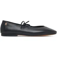 Tommy Hilfiger Nauhaballerina musta