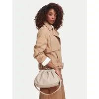 Weekend Max Mara for woman. 2625516124600 Beige Cubic Leather Bag (OSFA), Casual, Party, Classic