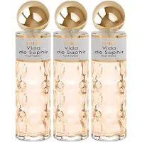 Saphir Vida 200ml Eau De Parfum 3 Yksiköt