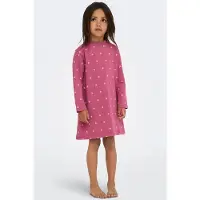 ONLY Kmgrila 2-P Ls Nightwear Dress Jrs - Pink - 110