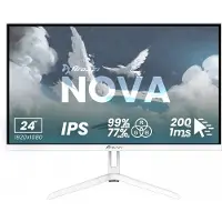 AROZZI 24" Nova IPS, 200Hz (OC) Full HD -pelimonitori, valkoinen