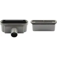 Unidrain Outlet unit w/horizontal outlet Ø50 mm incl. water trap