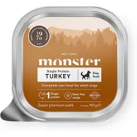 Monster Pet Food Monster Dog Adult Turkey Patee 150 g