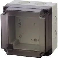 Fibox PCM 125/125 T 6016910 Universalkabinetti 130 x 130 x 125 Polykarbonaatti Gråhvid (RAL 7035) 1 kpl