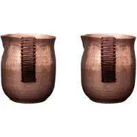 Jojomino 2X 800Ml Pure Copper Latte Pitcher Hot Milk Cup Copper Mug Water Pots Kettles Hammer Handcraft Drinkware Tableware