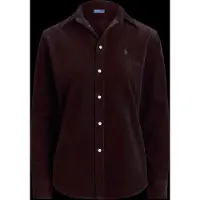 Ralph Lauren Classic Fit Cotton Corduroy Shirt - Burgundy - XL