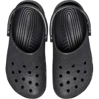 Crocs Classic Glitter Clog - Black - 39/40