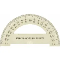Linex Vinkelmåler , 180 grader, 10 cm, natura