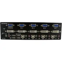 StarTech.com – 4 Port DVI VGA Dual Monitor KVM Switch (SV431DDVDUA)