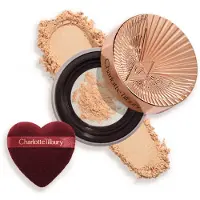 Charlotte Tilbury Airbrush Flawless Blur Loose Powder Medium/Tan Translucent