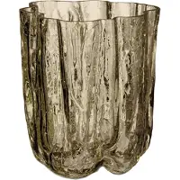 Kosta Boda Crackle maljakko 12,1 cm taupe