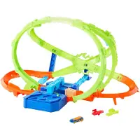 Hot Wheels Stunt Tracks Hypersphere Crash Out autoratasetti