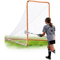 Vevor Lacrosse-maali, 6' x 6' Lacrosse-verkko, teräsrunkoinen takapihan Lacrosse-harjoitteluvälineet, kannettava Lacrosse-maali kantolaukulla, nopea ja helppo asentaa, täydellinen nuorten aikuisten ha