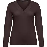 Vero moda Rosa Pitkähihainen T-paita