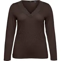 Vero moda Rosa Pitkähihainen T-paita