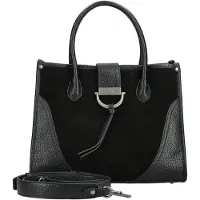 Hispanitas for woman. BI265022 Black suede tote bag (35), Casual