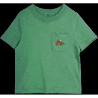 Mini Rodini Elephant Shrew Emb Ss Tee - Green - 92/98