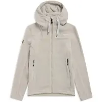 Bergans Hareid Fleece Hood Jacket Women Coastal Sand L