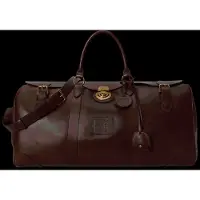 Ralph Lauren for man. 405P16231001 Brown leather Heritage Lock duffel bag (OSFA), Casual