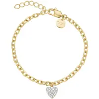 Rosefield Chunky Heart kullattu rannekoru JBCHG-J1279