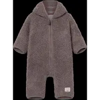 Mini A Ture Matadel Teddyfleece Jumpsuit. Grs - Purple - 12M/80