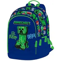 Toybags Creeper Minecraft Primary 44x32x20 Cm 28l Reppu