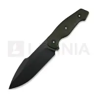 Kunwu Knives Stiffy G. - Teflon - Micarta veitsi, oliivinvihreä