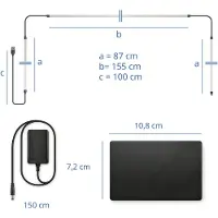 Philips Smart LED Play HDMI 2.0 Sync box -paketti 75"–85"