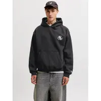 Jack & Jones Jorfrederiksberg Back Sweat Hood - Black - L