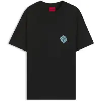 HUGO Doudi 10268981 Red Lyhythihainen T-paita